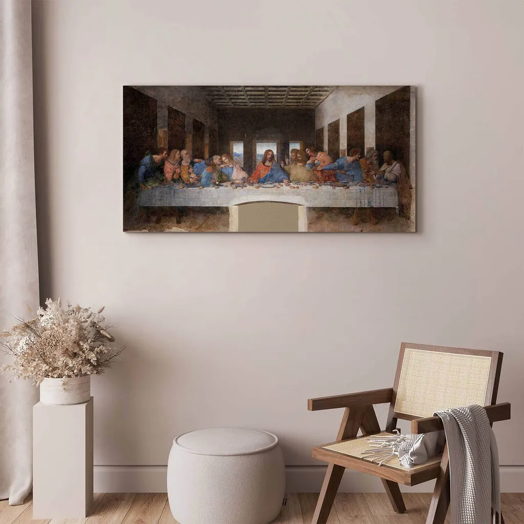 Offerta Quadro Ultima Cena 120x60 cm - Stampa su Tela TNT l-G-10128-b-a - 3