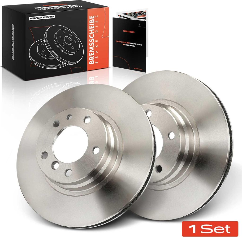Frankberg 2x Bremsscheiben Vorderachse für BMW 7er E38 2.5L 2.8L 2.9L 3.0L 3.5L 1994-2001