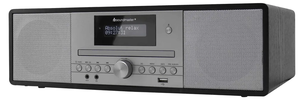 Soundmaster DAB980SW Chaîne Compacte DAB+ Bluetooth et CD MP3 Noir - 3
