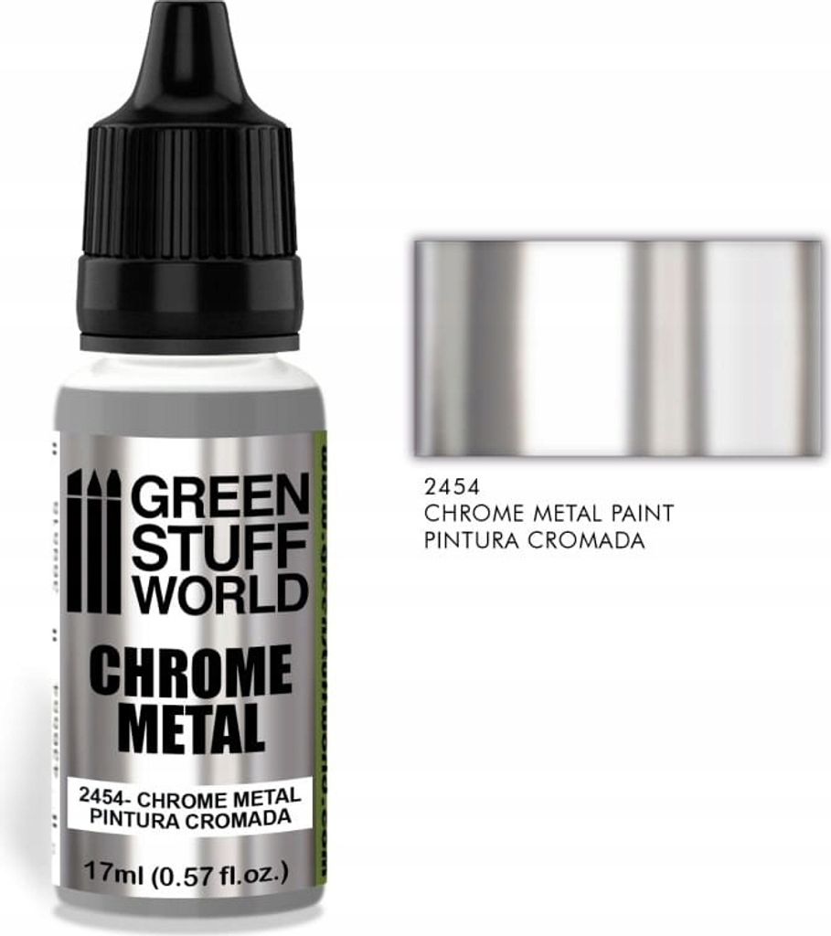 GREEN STUFF WORLD - Chrom Metall Farbe 17 ML - 13468 Produktbild 