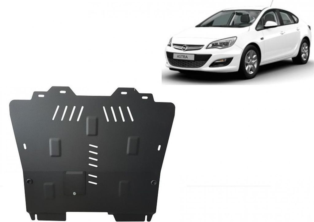 Stahl Unterfahrschutz für Motor Opel Astra J Limousine