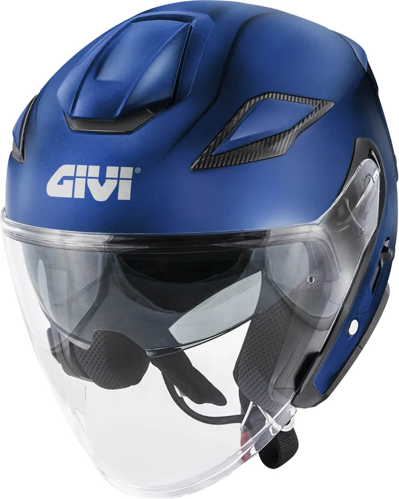 Casque jet GIVI X29 Basic bleu mat taille S pour scooter et moto urbaine