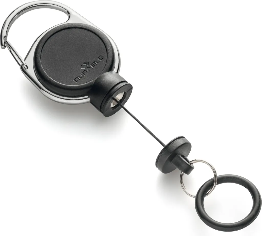 DURABLE 836901 Porte-clips JoJo noir pour bouteille désinfectant 600 mm