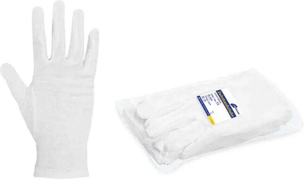 Meditrade 3619 Guanti Cotone Bianchi Taglia 10 - 10 Paia Offerta