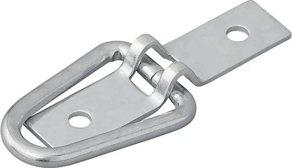Ladungssicherungs-D-Ring 2-teilig 72 x 16 mm