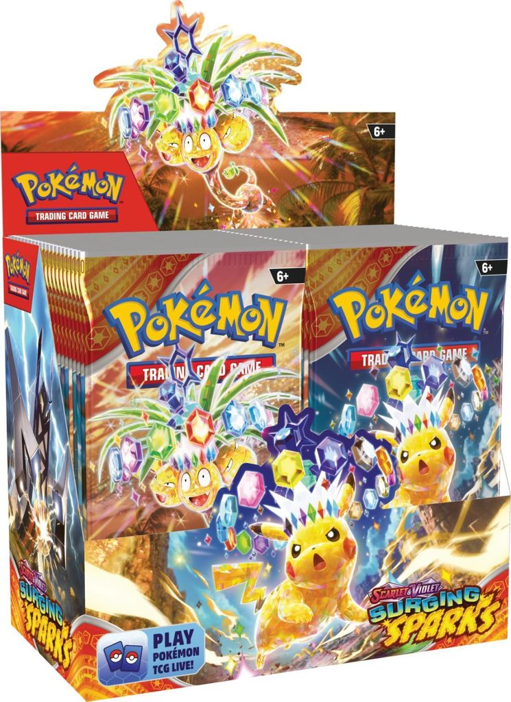 Pokémon TCG: SV08 Surging Sparks - Booster pack Obrázek produktu 