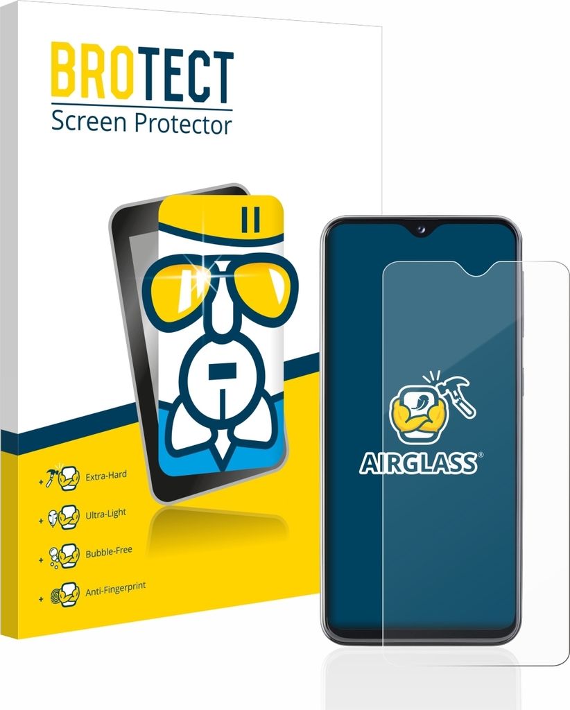 BROTECT Schutzglas für Samsung Galaxy A20e Schutzfolie Panzer Folie Glas Display Schutz klar