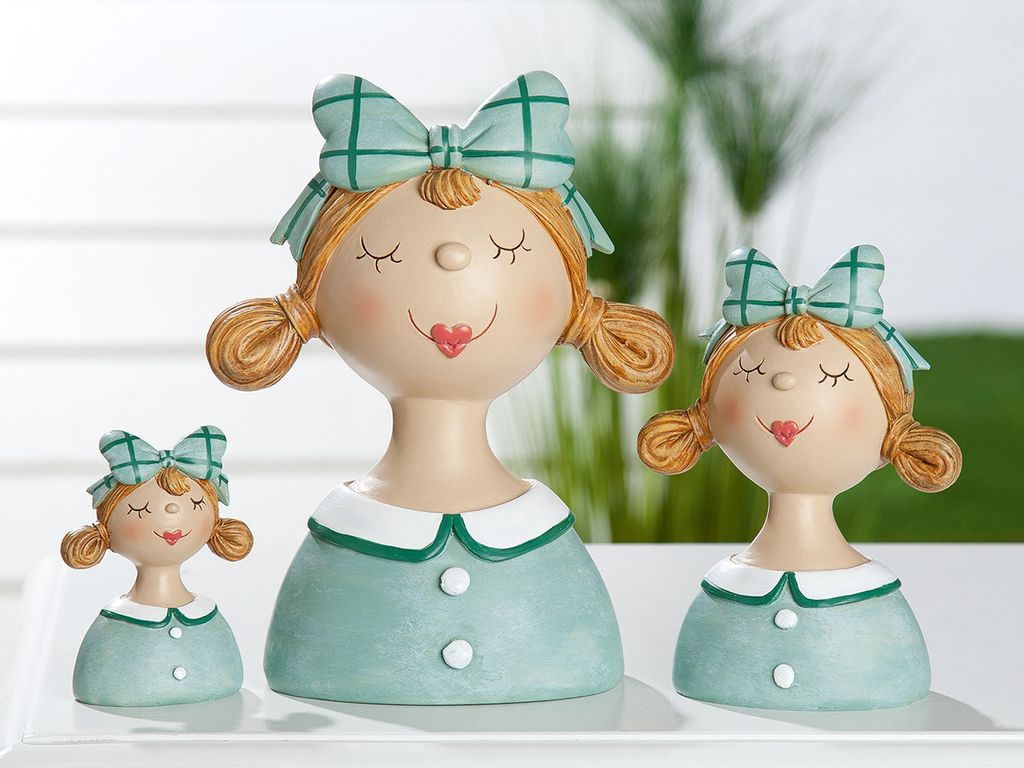 Gilde Poly Figur Dame " Bettylou " Höhe 23,5 cm 20463