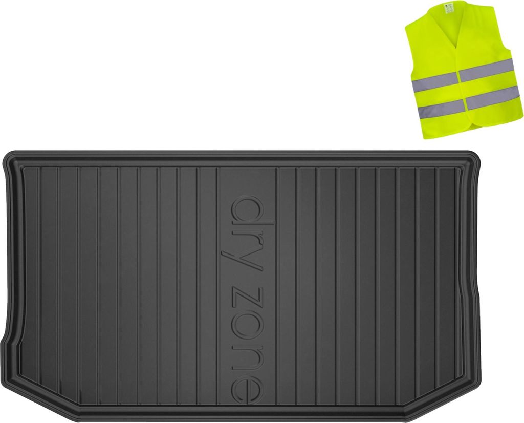 FROGUM Gummi Kofferraummatte Kofferraumwanne für Ford Fiesta VII Active 2017-23