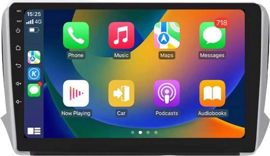 Autoradio mit Bluetooth und CarPlay für Peugeot 2008 & 208 (2014–2018) – Kompatibel mit Apple und Android – Stereoanlage – Navigationssyst...