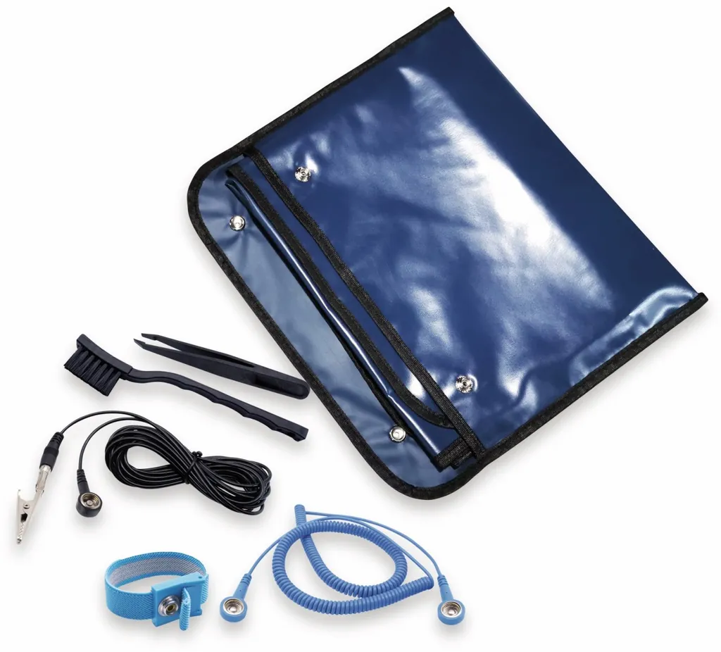 Set ESD Premium 60x60 cm Haute Performance avec Bracelet et Câblage