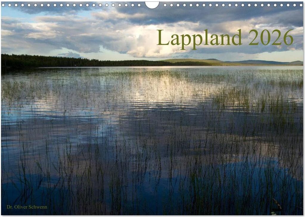 Lappland 2026 (Wandkalender 2026 DIN A3 quer), CALVENDO Monatskalender