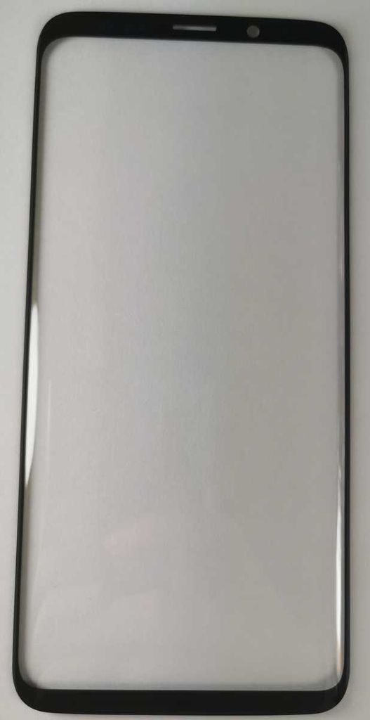 Frontscheibe für Samsung Galaxy S9+ G965 mit OCA, Farbe:Schwarz