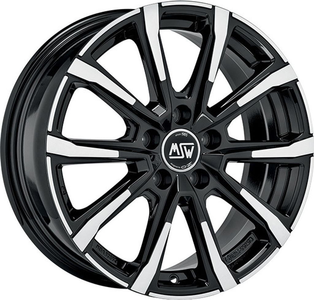 Alufelge Msw Msw 79 7.5X18 5X112 Et 25 Gloss Black Full Polished