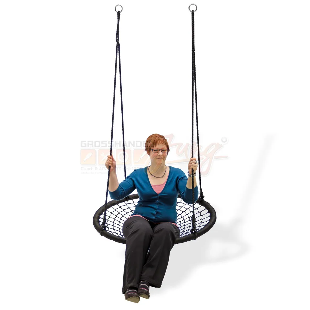 Altalena a Nido Ragno 100 cm - Il Cerchio Oscillante per il Tuo Giardino