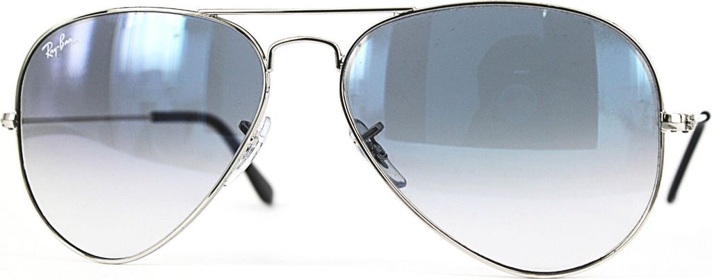 Ray-Ban Damen Aviator Sonnenbrille, Silber (003/3f), 55 mm Produktbild 6