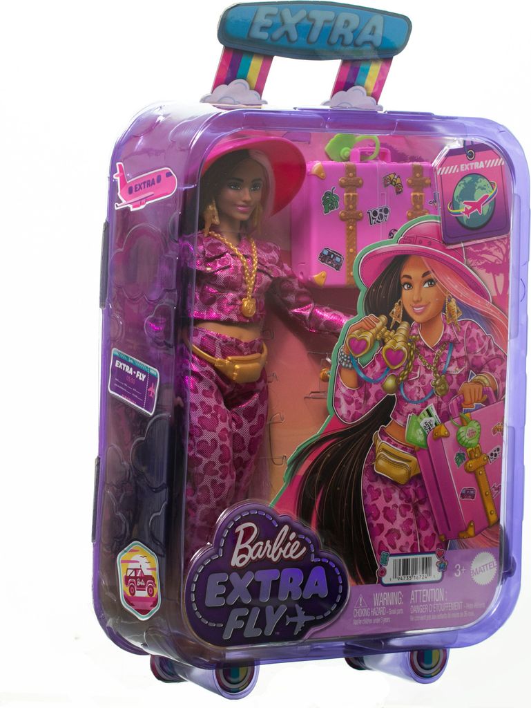 Reise Barbie-Puppe mit Safari-Outfit, Barbie Extra Fly, Produktbild 13