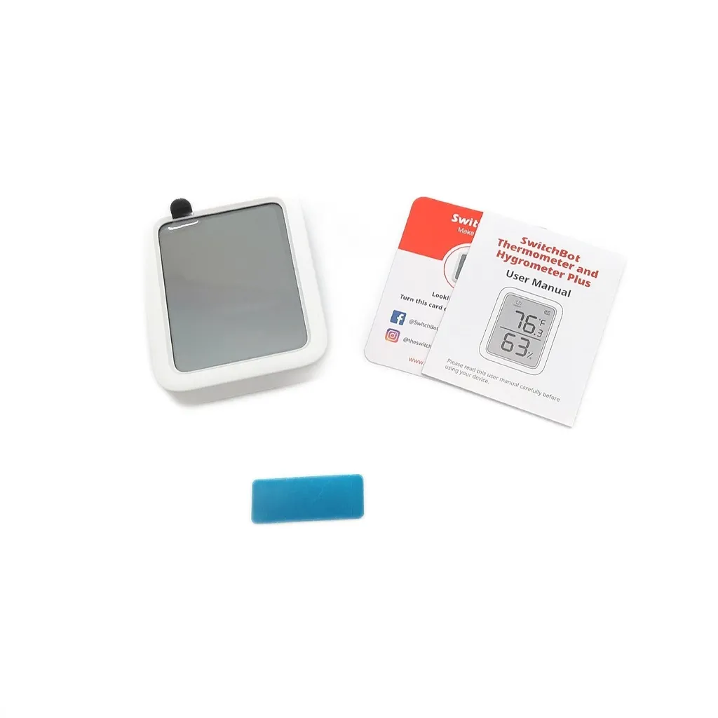 SwitchBot Thermomètre Hygromètre Plus Bluetooth Blanc pour Intérieur - 10
