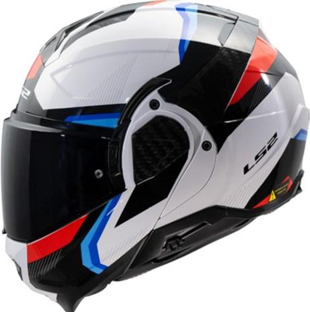 LS2 Helm FF910 Advant II XXL Weiß / Blau / Rot Triple