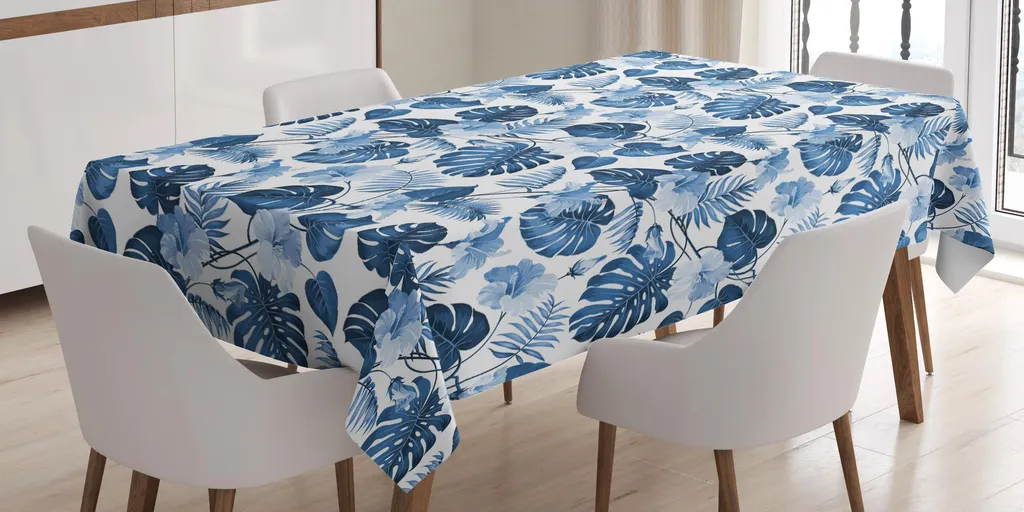 ABAKUHAUS Hawaii Tovaglia Blu Cobalto 140x240 - Simbolo Polinesiano