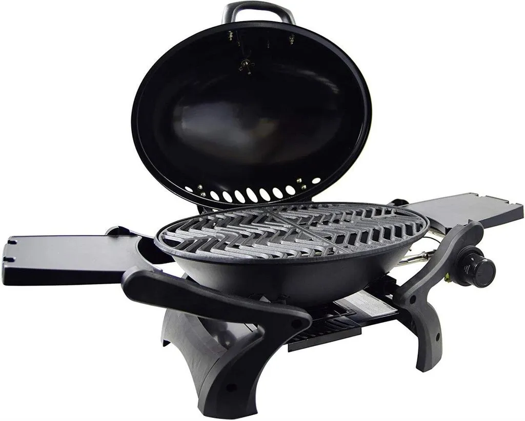 Barbecue de table à gaz mobile - Grill nomade pour balcon et extérieur - 2