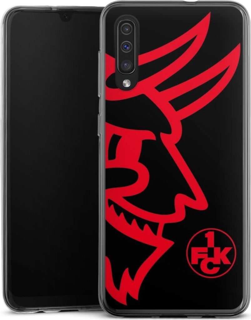 DeinDesign Handyhülle für Samsung Galaxy A50 Silikon Hülle Case Smartphone Schutzhülle 1. FC Kaiserslautern Logo Offizielles Lizenzprodukt