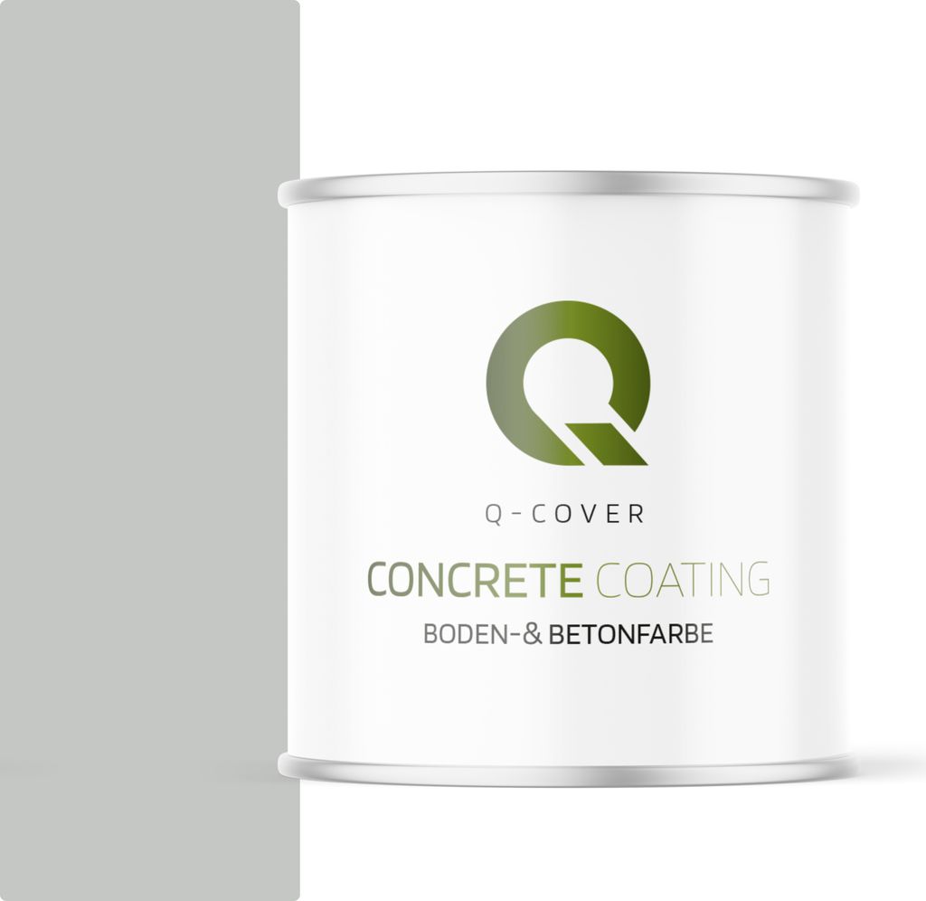 Bodenfarbe | Betonfarbe | Garagenboden | Bodenbeschichtung für Innen | Kellerfarbe Fußbodenfarbe Hellgrau 2,5L