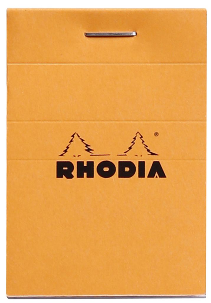 RHODIA Bloc-notes No. 10 DIN A8 kariert orange 80 Blatt Image du produit 