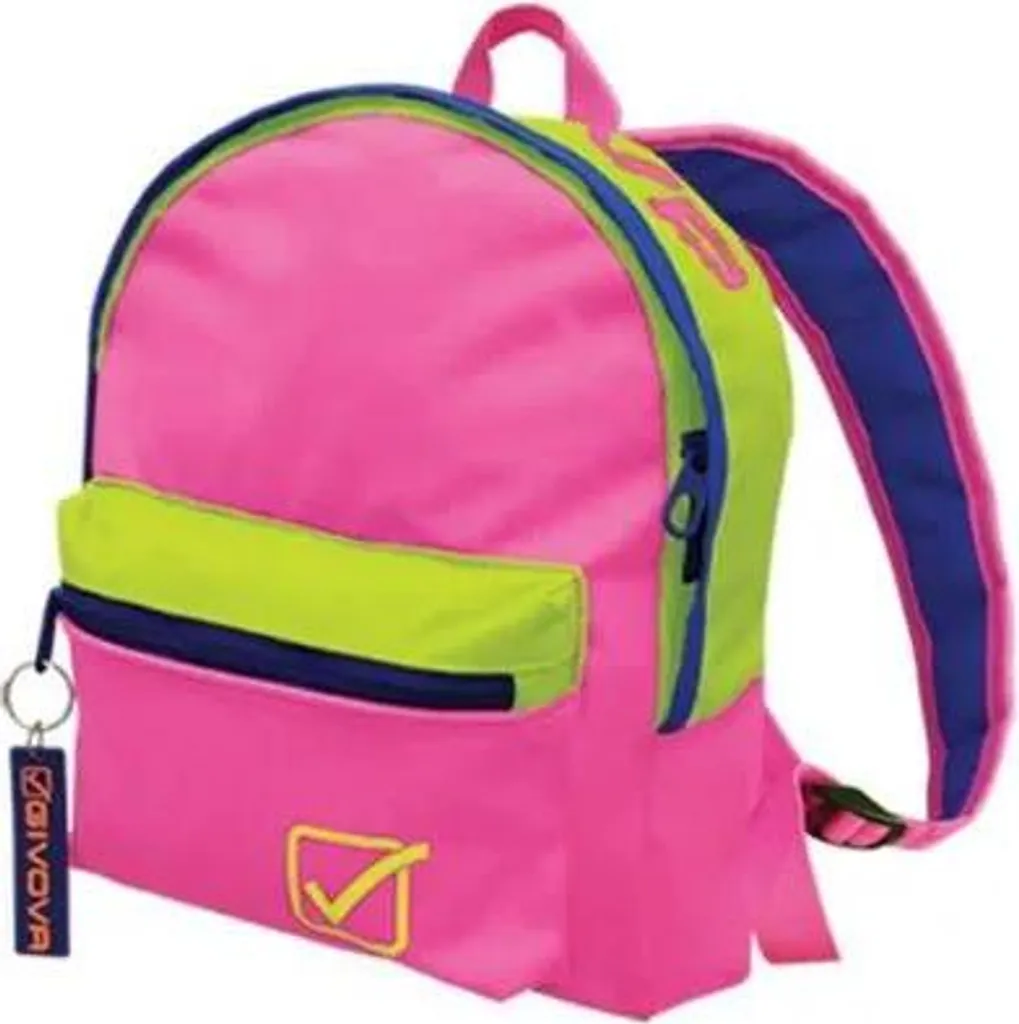 Sac à dos pour entraînement et cours Givova University Fuchsia-Jaune
