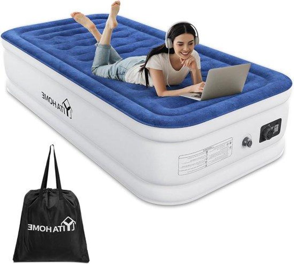 Selbstaufblasbares Luftmatratze 1 Person mit Pump für Camping