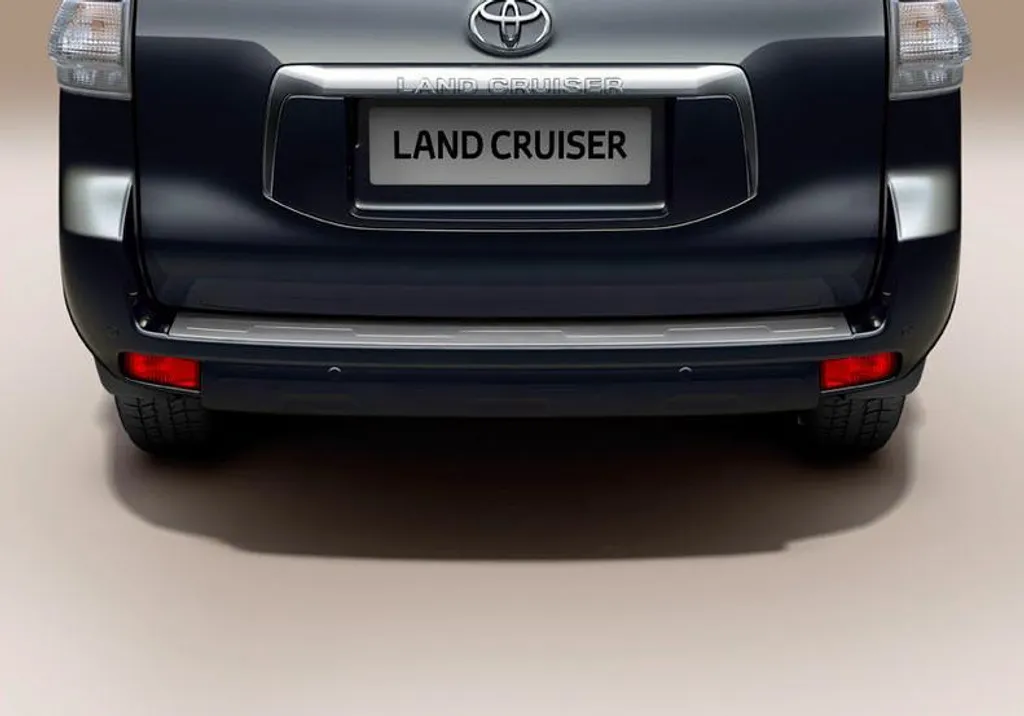 Barre de protection arrière pour Toyota Land Cruiser pare-chocs noir