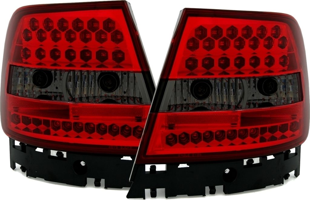 Eagle Eyes LED Rückleuchten Set in Rot Smoke für Audi A4 B5 Limo, Bj. 1994-1999