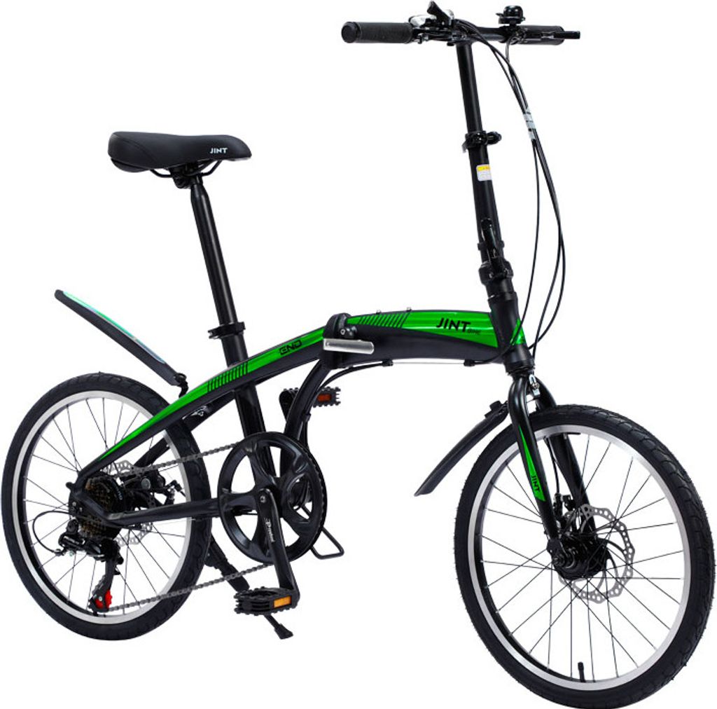 360Home Klappbares Fahrrad 20 Zoll Alu Rahmen shimano stylisch Faltrad folding bike Grün