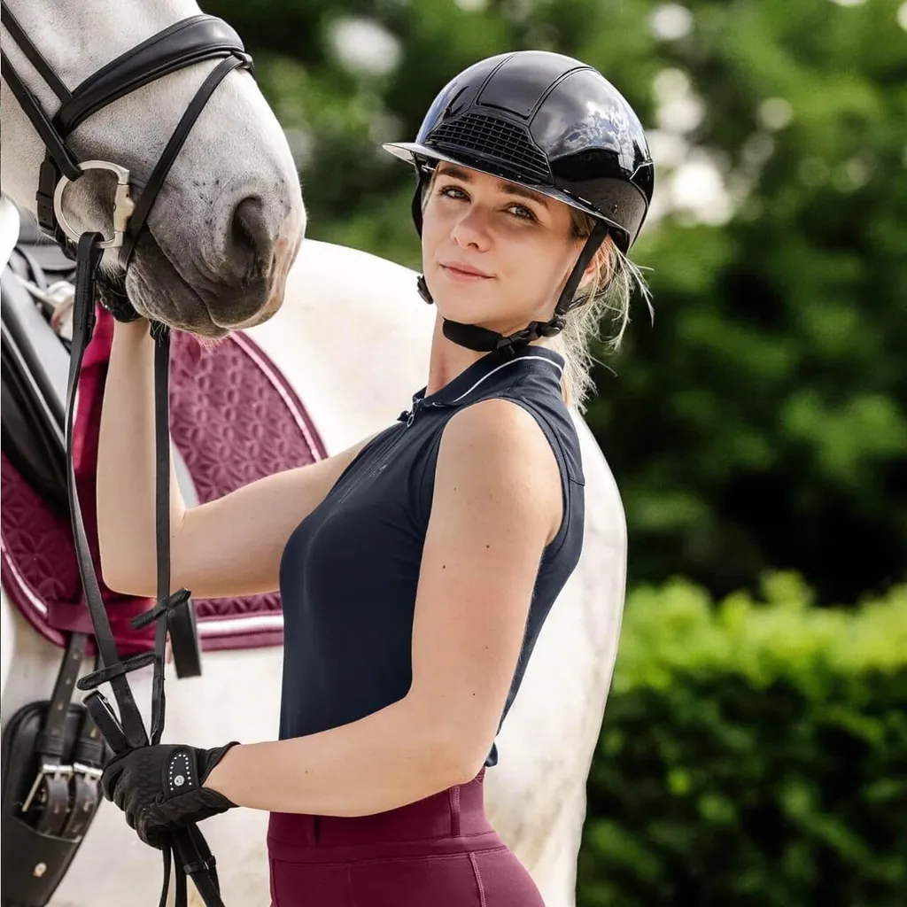 Polo anti-transpiration ELT Paris - Solution textile cavalier au sec - 3