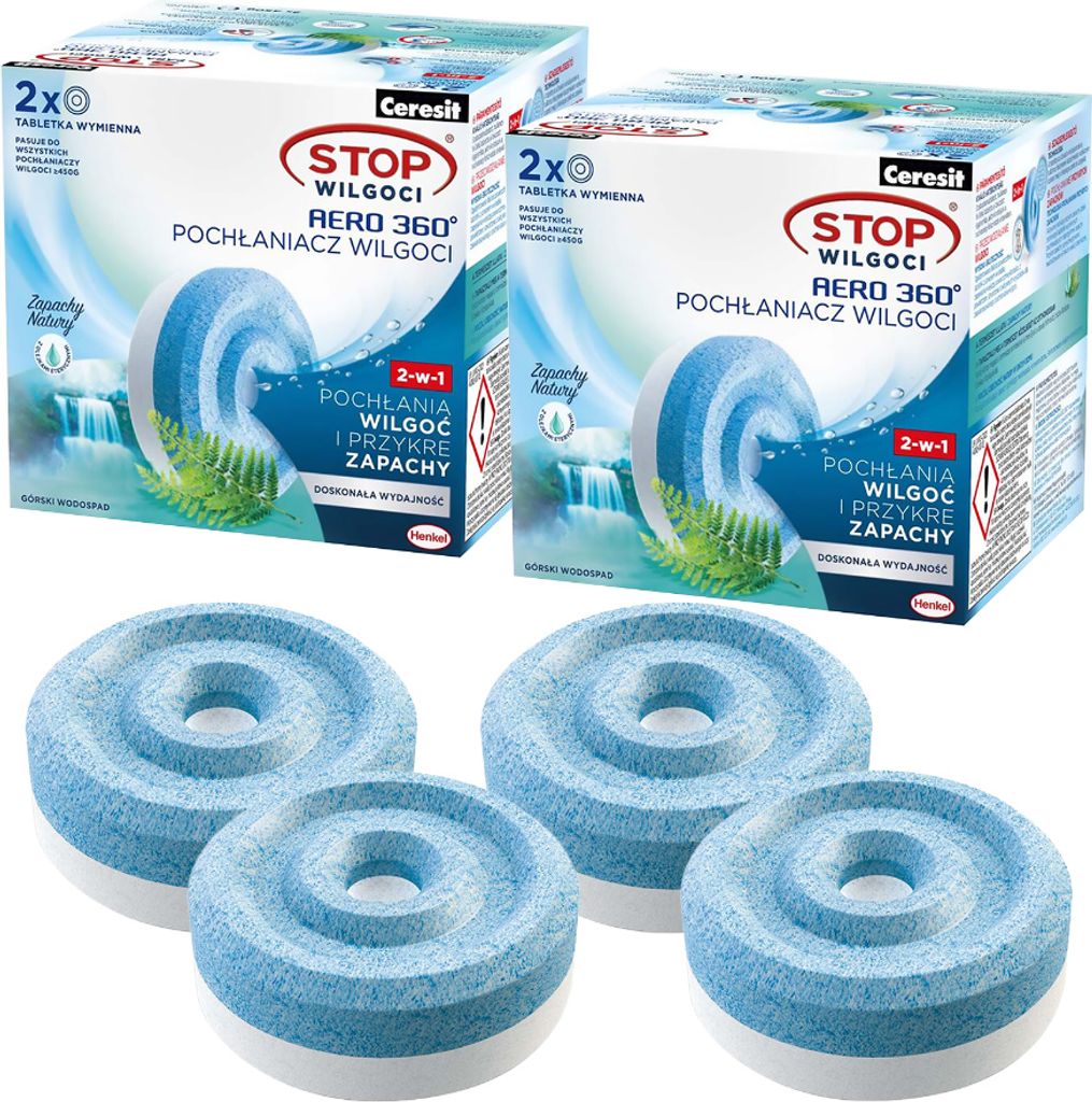 Ceresit AERO 360 Feuchtigkeitsabsorber 4x450g Produktbild 