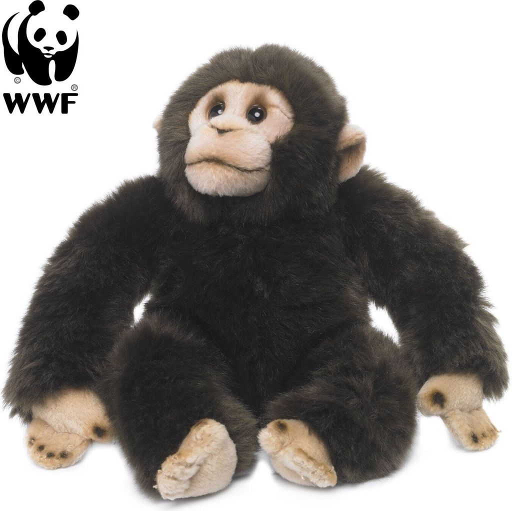 WWF - Peluche - Chimpanzé (23cm) réaliste Peluche singe en Image du produit 
