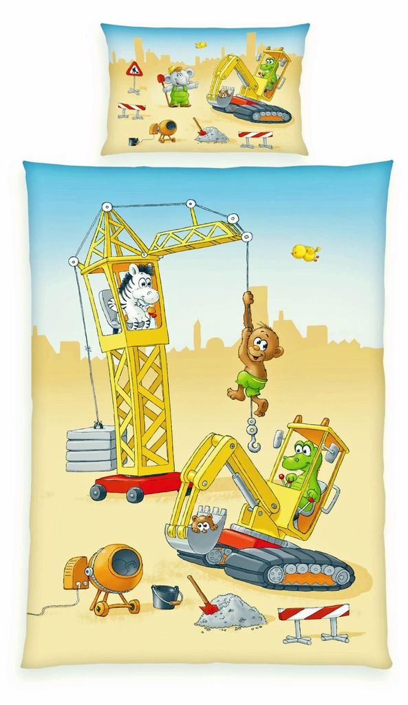 Herding Kinder Renforce Baby Bettwäsche 2 tlg. 100x135cm Produktbild 