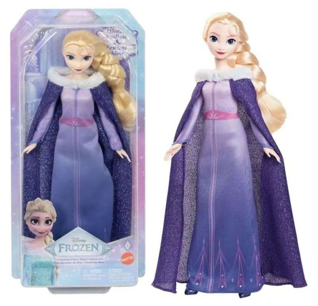Disney Frozen Celebration Elsa Fashion Doll, Modepuppe, Weiblich, 3 Jahr(e), Junge/Mädchen, 300 mm, 150 g