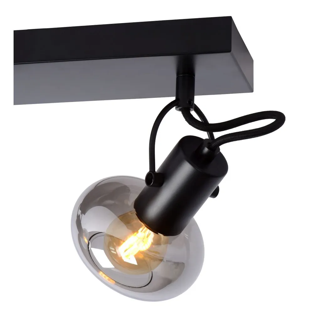 Luminaire Plafond MADEE Lucide Style Industriel 2 Lumières E14