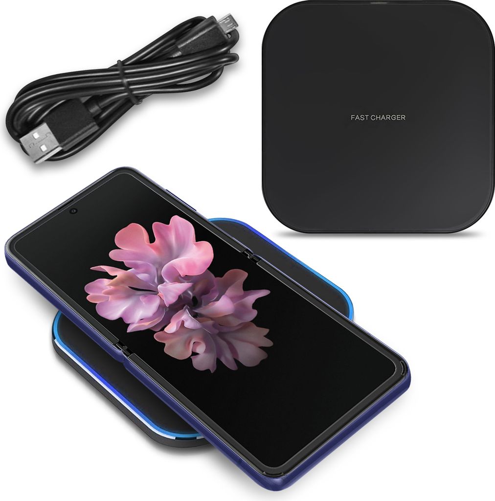 Wireless Ladematte Ladestation für Samsung Galaxy Z Flip Fold 7 / FE 6 5 15W Ladegerät