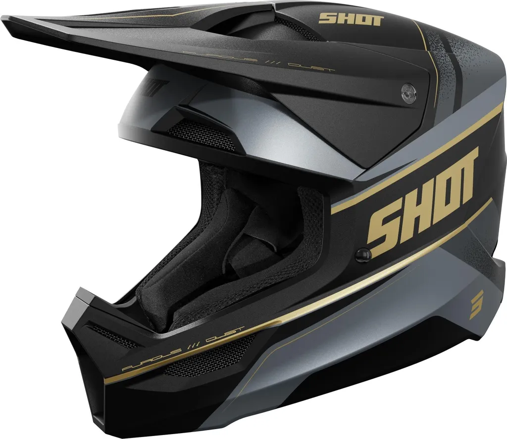 Casque Motocross Shot Furious Dust Mips Idéal pour Enduro et MX en L