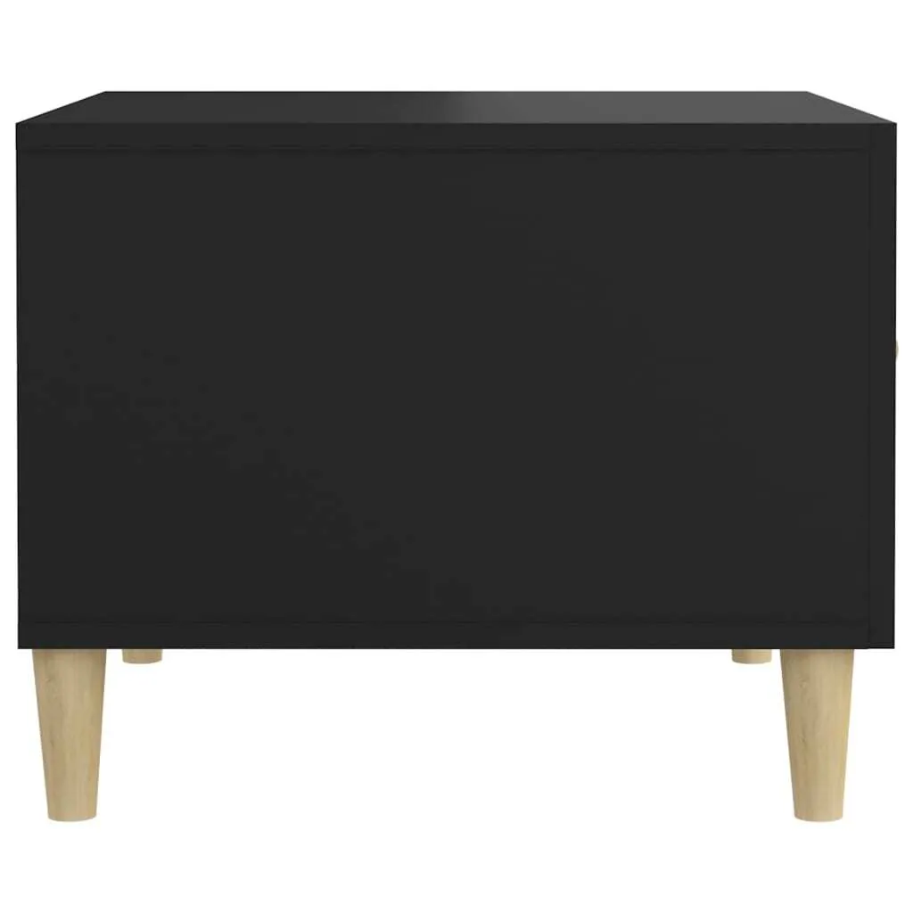 2 Tavolini da Caffè Neri 50x50x40 cm - Complementi d'Arredo Minimal - 10