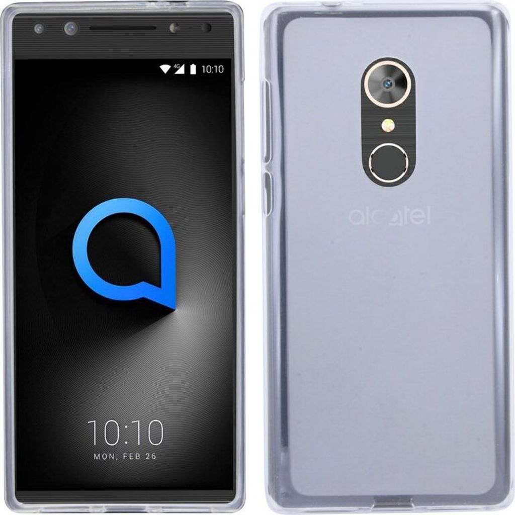 Alcatel A5 Handy Silikon Schutzhülle Cover Case Transparent Produktbild 