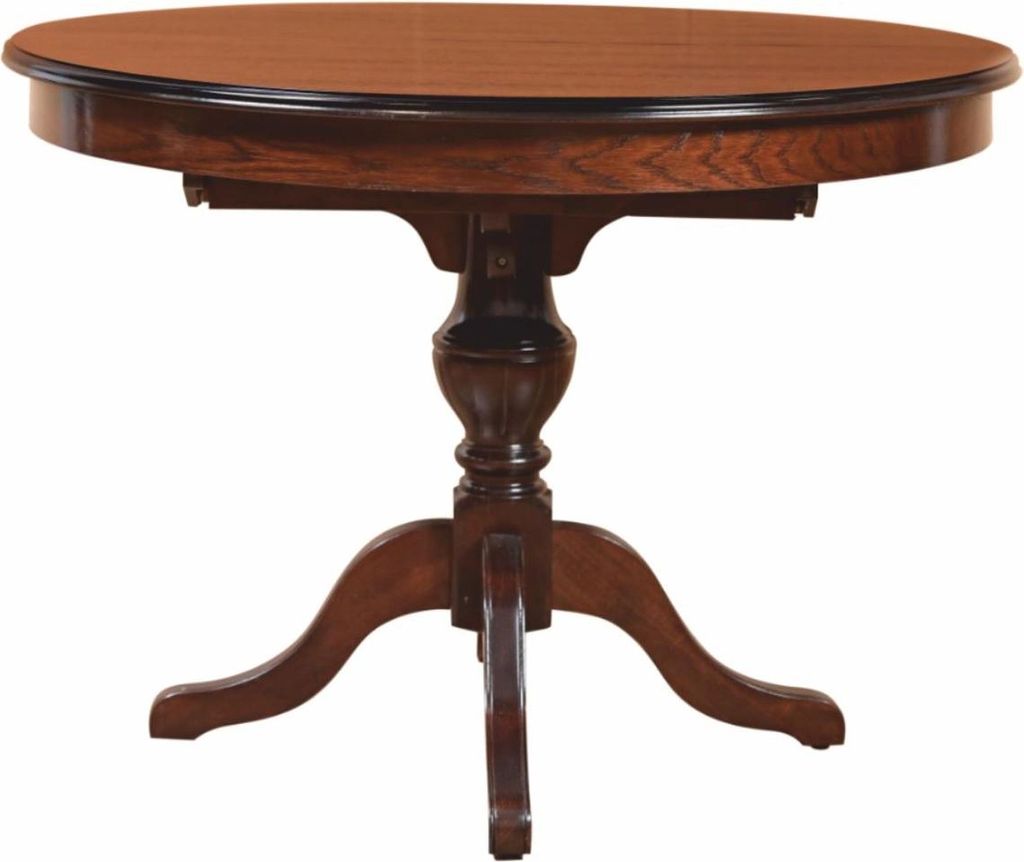 Casa Padrino Luxus Barock Esstisch Braun Ø 120 cm - Barockstil Esszimmer Möbel