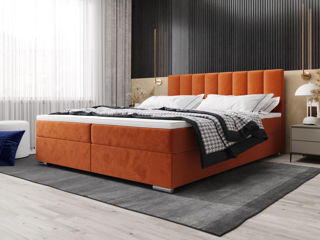 BEDANTE Boxbett ZILANO 2 140x200 Itaka 1 Bett Bettkasten Ehebett Hotelbett Topper Matratze Schlafzimmer Stauraum