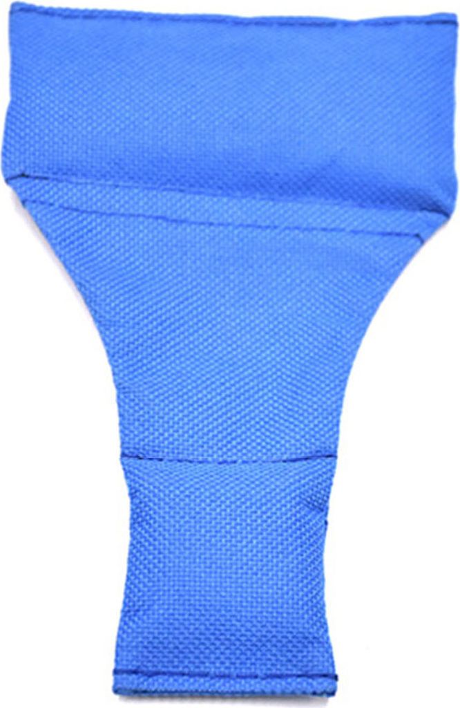 1/2 Stück Fußball-Schiedsrichter-Sitzsack, Schiedsrichter-Überwurf, einseitig, langer Hals, blauer Nylon-Sitzsack für Rugby-Fußballspiele, Sch...