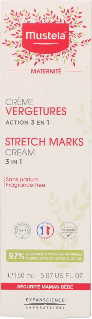 Crème Anti-Vergetures Mustela 150 ml - Solution Tiraillements et Marques Corps - 6
