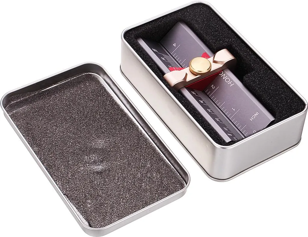 Jauge de profondeur de perçage et mesure d'angle précise en acier inox