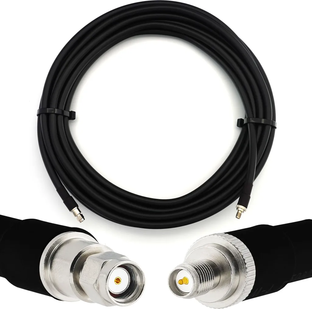 Cavo 12m LMR400-UF Equivalente RP-SMA | Alta Fedeltà RF Segnale