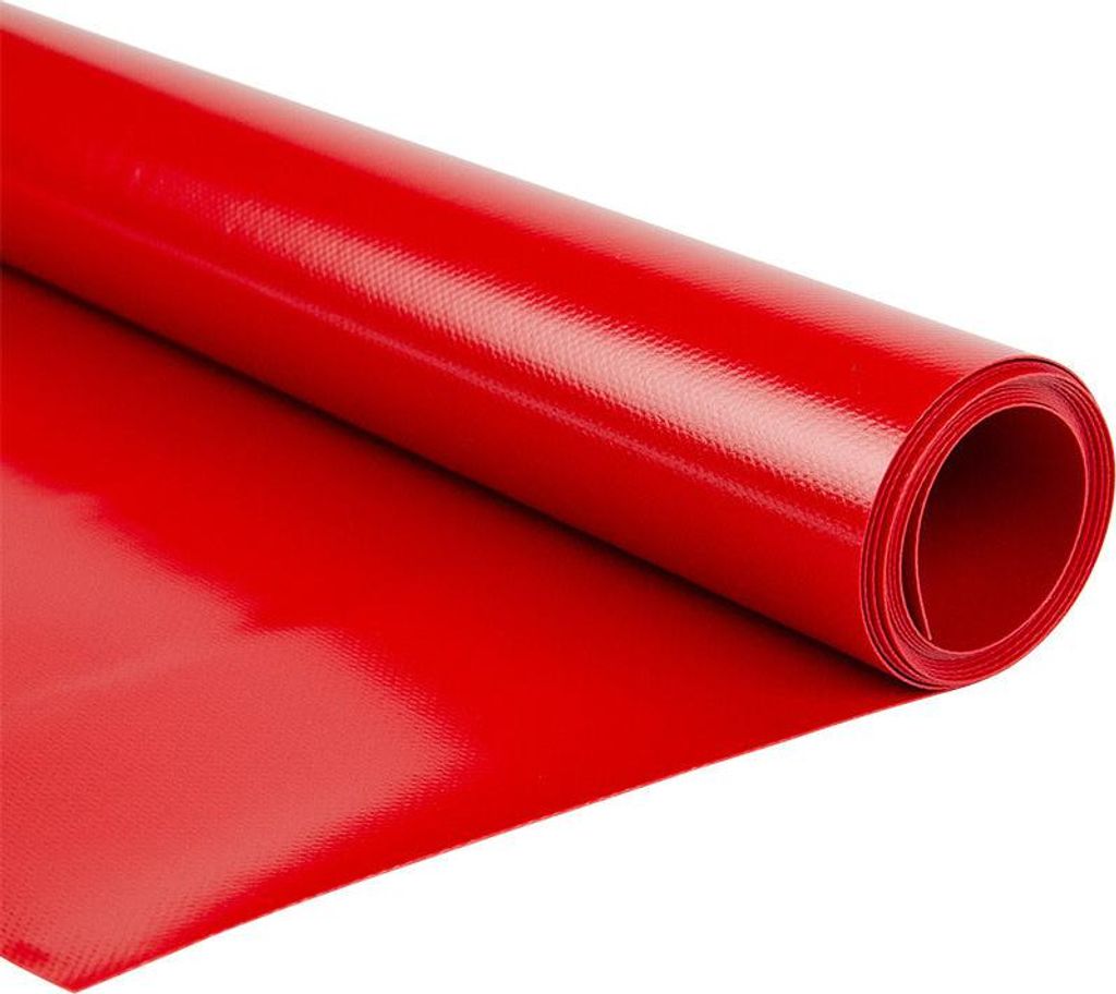250 cm PVC Plane 650 g/m2 rot – Meterware